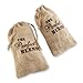 Kate Aspen Set of 12 The Perfect Blend Coffee Favor Kit, Rustic Burlap