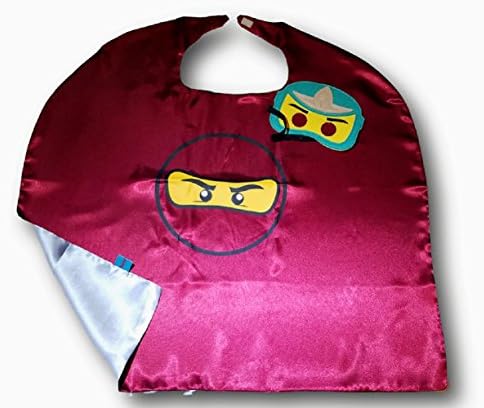 OscarNOtis Ninja Cape and Mask Set Dress Up Costume