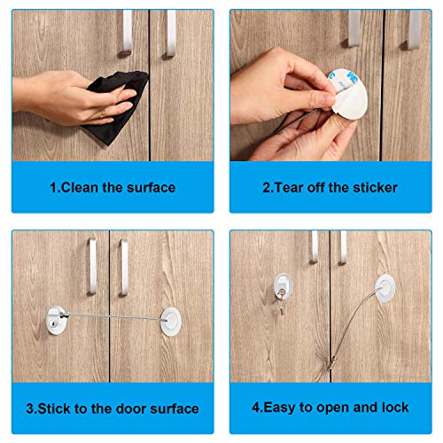 4 Pieces+Refrigerator+Adhesive+Freezer+Cupboard