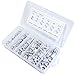 Boeray 190PCS M3 M4 M5 M6 M8 M10 Aluminum Alloy Flat Head Rivet Nut, Insert Cap Rivet Nut, Alumium Rivnut