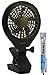 02cool Battery Operated Clip Fan with Bonus Flash Light