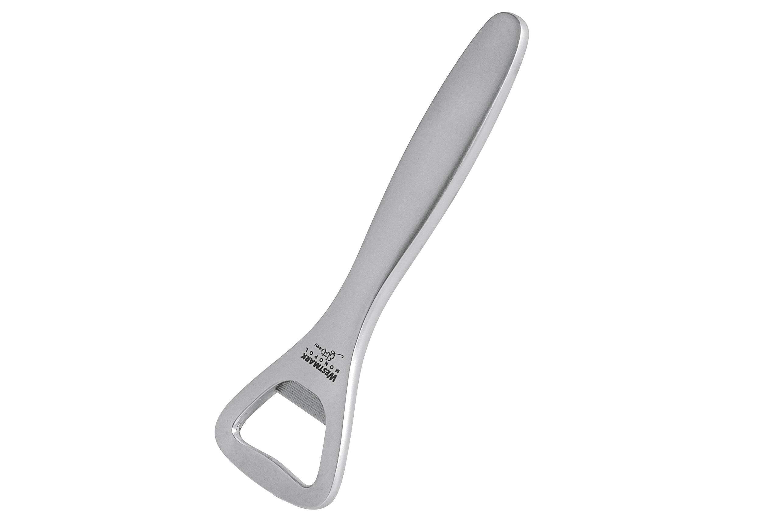 Westmark Cap Opener for Bottles with Crown Corks, Monopol Edition, Die-Cast Zinc, Linea, Silver, 61813380