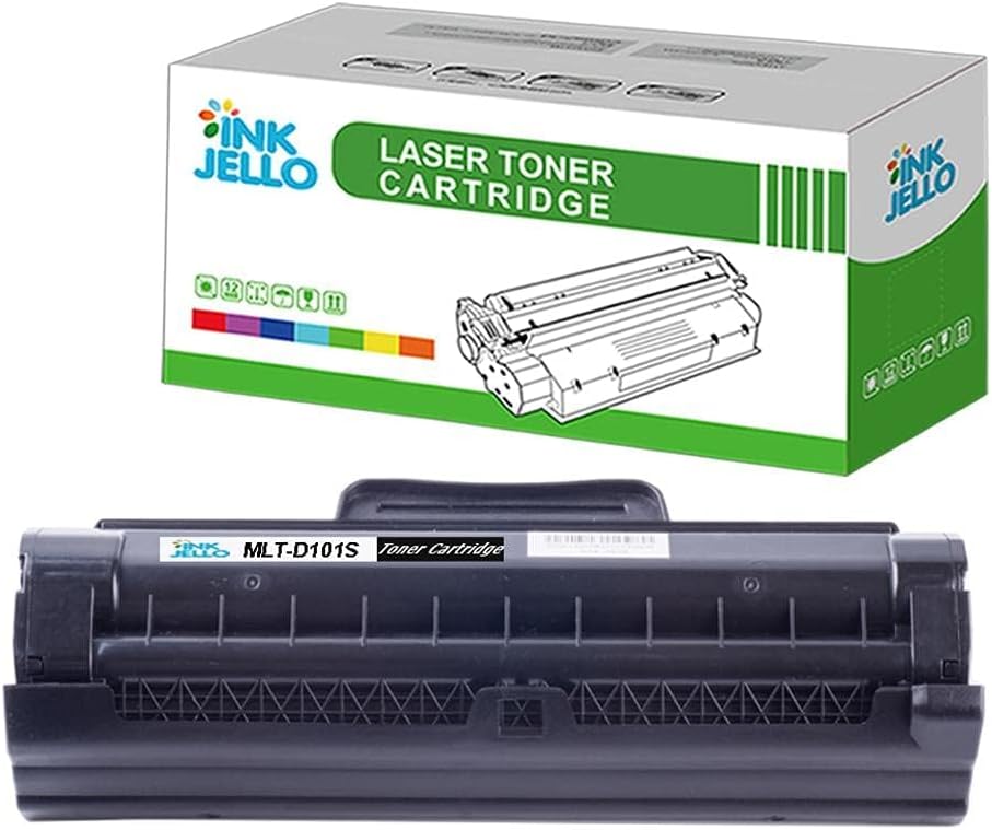 InkJello MLT-D101S Black Toner Cartridge for Samsung ML-2160 SCX-3400 Printers