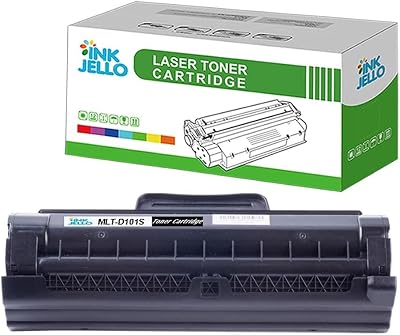 InkJello MLT-D101S Black Toner Cartridge for Samsung ML-2160 SCX-3400 Printers