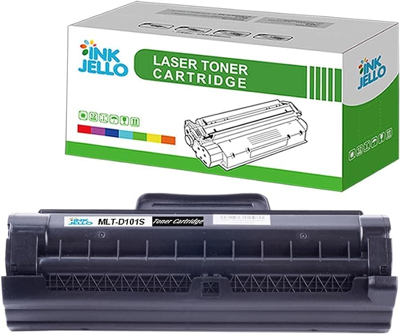 InkJello MLT-D101S Black Toner Cartridge for Samsung ML-2160 SCX-3400 Printers