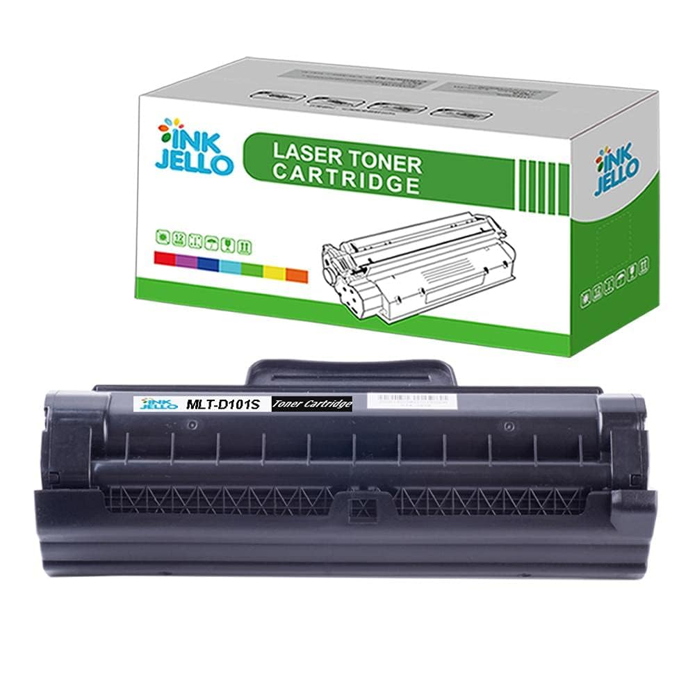 InkJello Compatible Toner Cartridge Replacement for Samsung ML-2160 ML-2162 ML-2165 ML-2165W ML-2168 SCX-3400 SCX-3400F SCX-3405 SCX-3405F SCX-3405FW SCX-3405W SF-760P MLT-D101S (Black,1-Pack)