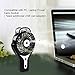 D-FantiX Handheld Fan Battery Operated Portable Water Misting Fan Personal Mist Fan for Travel, Home and Outdoor (Black)