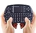 iPazzPort Wireless Mini Keyboard with Touchpad for Android TV Box and Raspberry Pi 3 and HTPC KP-810-21S Black