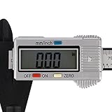 YKS 6 Inch Carbon Fiber Composite Vernier Digital Caliper Ruler With Big Screen