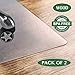 Polycarbonate Office Chair Mat for Hardwood Floor, Floor Mat for Office Chair (Rolling Chairs), Desk Mat & Office Mat for Hardwood Floor, Immediately Flat, Only for Hardwood Floor, 40