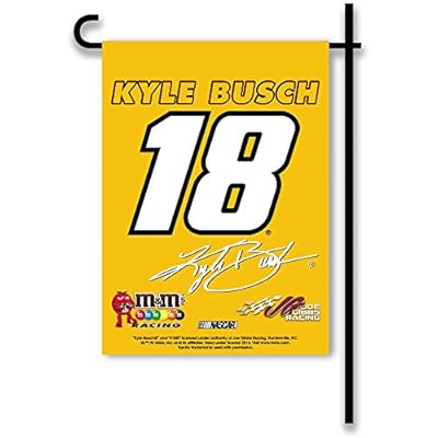 NASCAR Kyle Busch #18 Garden Flag, Gold, One Size
