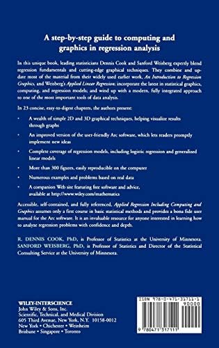 Amazon Com Applied Regression Including Computing And Graphics 9780471317111 Cook R Dennis Weisberg Sanford Books