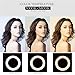 Selfie Ring Light 6.3-inch with Stand & Phone Holder, 3 Light Settings Dimmable Desktop LED Camera Lights for Recording Video Conferencing, Makeup, YouTube, Live Streaming