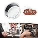 2 Pack Coffee Filter, 2 Cup 51mm Pressurized Coffee Filter Basket for Coffee Accessories Refillable Reusable Capsule