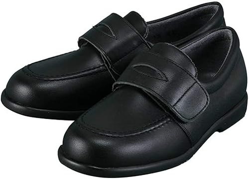 Amazon ハッピークローバー Kid Core キッドコア 日本製本革ソフトタイプ マジックベルトローファー Kc10 ブラック 17 0cm 21 0cm ハッピークローバー ローファー