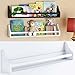 brightmaison Angel Floating Wall Shelf, Nursery and Kids Bookshelf, Bathroom - Kitchen Organization and Storage Shelf 30
