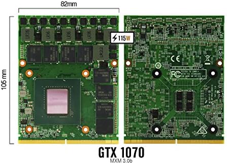 Clevo P37xSM3 VGA Upgrade Kit; NEW NVIDIA GTX 1070; 8GB DDR5; MXM 3.0b