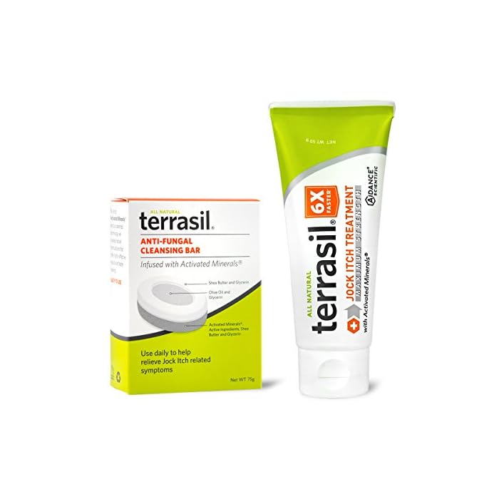 Jock Itch Treatment MAX 50gm Tube and Antifungal Cleansing Soap Kit - 6X Faster Relief with Natural Antifungal Ointment…