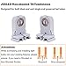 JESLED Non Shunted LED Tombstones - (Pack of 50) T8 Lamp Holder, UL Turn Type Tombstone Lampholder for T10 T12 LED Fluorescent Tube Replacement, Medium Bi-pin G13 Socket for Programmed Start Ballasts