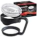 Anti-Slip Cup Handle & Replacement Splash Proof Lid with Slider Closure for 30 Oz YETI Rambler Tumbler Accessories Set Fits RTIC, SIC and More Other 30oz Tumblers, by THERMOSIP (Tumbler Not Included)