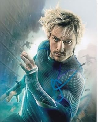 Aaron Taylor Johnson Signed Avengers Pietro Maximoff Quicksilver Photo At Amazon S Entertainment Collectibles Store