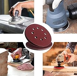 50Pcs 125mm 8 Holes Sanding Discs Pads Sanding