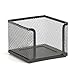AJ Mesh Collection Mesh Square Note Paper Desktop Accessory, Black Ly-9127a