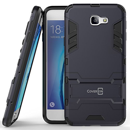 Galaxy On5 Case (2016 Version Only), Galaxy J5 Prime Case, CoverON [Shadow Armor Series] Hybrid Kickstand Phone Cover for Samsung Galaxy On5 (2016) / J5 Prime - Navy Grey
