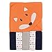 Luvable Friends Unisex Baby Hooded Towel with Five Washcloths, Boy Fox, One Size