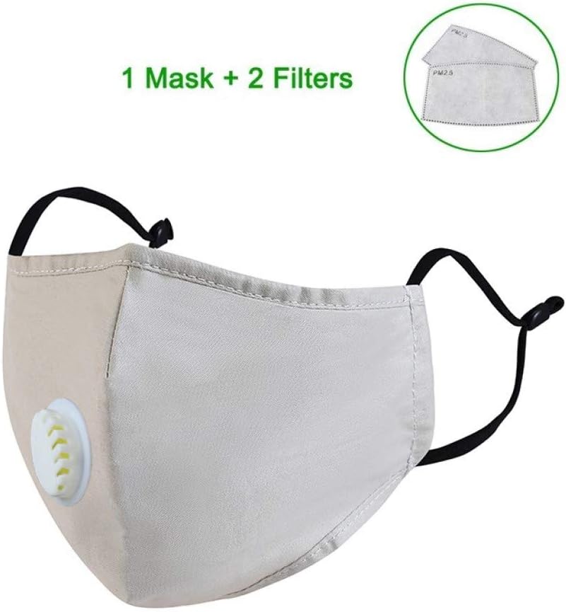 Lifet Washable Cotton Face Shield Cute Fashion M-a-s-k Portable Practical Tool for Gym School