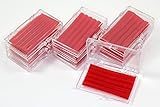 10 Pack DENTAL Orthodontic WAX For BRACES Irritation RED CHERRY SCENTED Dental Relief