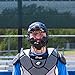 Champion Sports Lightweight Youth Catchers Mask - Full Face Protection - Comfortable Fit - Metal Frame - Helmet Harness - Ideal Catchers Mask for Young Catchers,Black