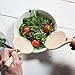 Suck UK Wooden Salad Servers Tennis Racket Shaped Serving Spoons Kitchen Utensils Set Of 2 Kitchen Gifts & Novelty Gifts For Tennis Lovers Wooden Spoons For Cooking Or Serving Salad Tongs