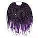 Micro Crochet Braids Kids Crochet Twist Synthetic Hair Extension 10 inch Senegalese Mambo Twist (1 Pack)