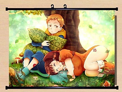 Home Decor Anime The Seven Deadly Sin Wall Scroll Poster Fabric Painting 23.617.7 inch 107