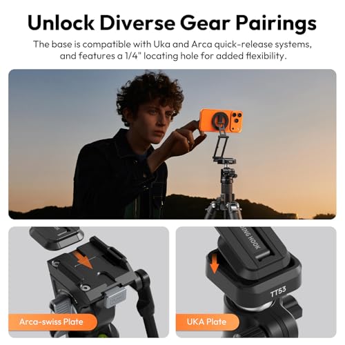 ULANZI SK29 Mini Magnetic Smartphone Tripod, Hidden Hook, 360° Rotation Mount, Foldable Cell Phone Holder, Mobile Accessories for MagSafe, Selfie Stick Tripod in Aluminium for iPhone 17/16/15/14/13/12