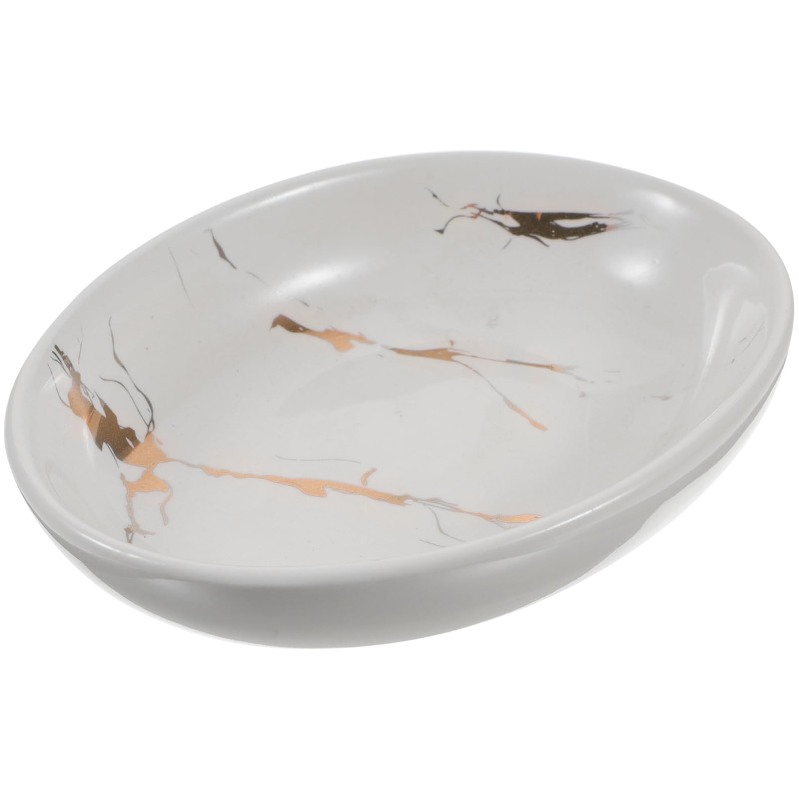 Decorative Soap Dish Marble Effect Soap Holder Vanity Countertop Sink Bathroom Kitchen