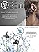 Diginex Bluetooth Earbuds Wireless Magnetic Headset Sport Earphones for Running IPX7 Waterproof Headphones 9 Hours Playtime High Fidelity Stereo Sound and Noise Cancelling Mic 1 Hour Recharge – Greenthumb 3