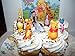 Disney Winnie the Pooh Deluxe Mini Cake Toppers Cupcake Decorations Set of 9 Figures with the Pooh, Tigger, Owl, Chistopher Robin and More!