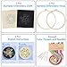 2 Pack Embroidery Starter Kit with Pattern, Kissbuty Full Range of Stamped Embroidery Kit Including Embroidery Cloth with Pattern, Bamboo Embroidery Hoop, Color Threads and Tools Kit (Rose Sunflowers)