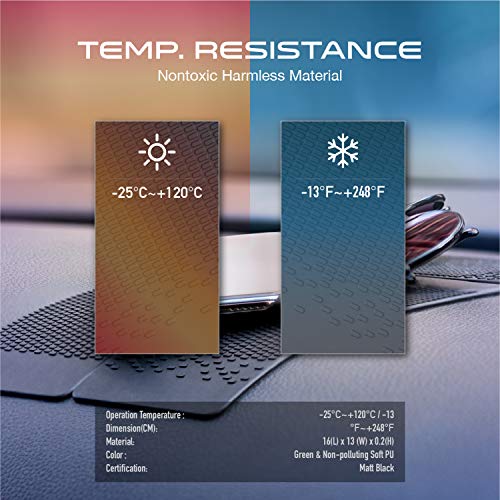 5 JIMISHA+Anti+Slip+Dashboard+Detector+Resistant