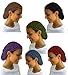 12 Beautiful Colored Short Hair Net Snoods - Value Pack By CoverYourHair