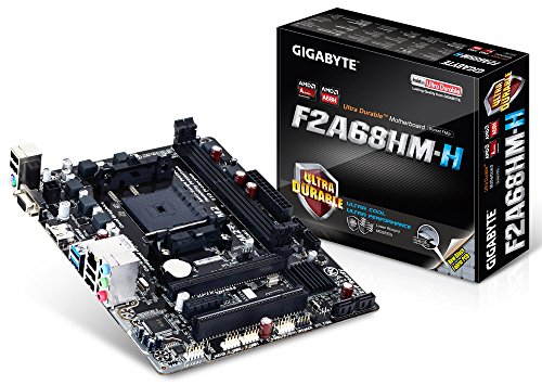 Gigabyte-AMD-FM2-A68H-SATA-6Gbs-USB-30-mATX-ATX-DDR3-2133-NA-Motherboards-GA-F2A68HM-H