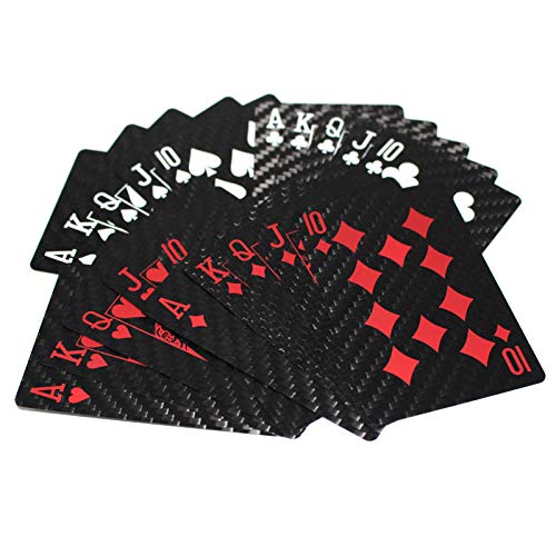 Genuine Luxury Carbon Fiber Waterproof Playing Cards Poker Cards Deck Trick Cards - Thumbnail 4