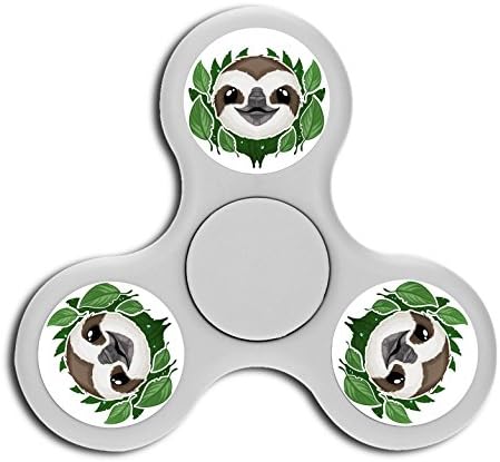 Cute Sloth Fidget Spinner Finger Spinning Toy Stress Reducer Toys for Relaxation EDC for ADD ADHD Double-faced Plastic