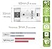 IMEEK SD TF Card Reader with Lightning Micro USB Connector, External Storage Memory Expansion for iPhone/iPad/Android phones/Mac/PC - White