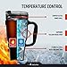 MalloMe BEARCLAW Insulated Tumbler With Handle & Straw - Stainless Steel Tumblers Coffee Travel Mug - Reusable Insulated Cup for Water with Brush, 2 Lids & Straws - Splash-Proof 30 Oz Camo Style 1
