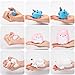 R ? HORSE Jumbo Cute Penguin, Hamster, Ninja Fox Set Kawaii Cream Scented Squishies Slow Rising Decompression Squeeze Toys for Kids or Stress Relief Toy Hop Props, Decorative Props Large (9 Pack)
