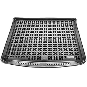 Rezaw-Plast Kofferbakmat van rubber, compatibel met Fiat 500L Living (7-zits, 3e ligvlak) (vanaf 2013) + cadeau…
