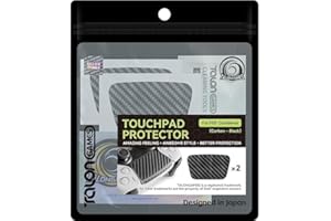 TALONGAMES Touchpad Skin Compatible with PS5 Dualsense Controller, Enhanced Texture for PlayStation,Pre-Cut,Easy to Apply,Easily Add Protection (3D Carbon Black)